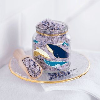 moccona jar inspiration lavender spa salt